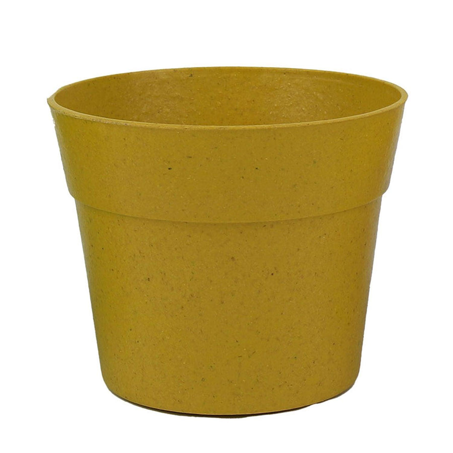 Macetero de Bambú Amarillo 11x9cm
