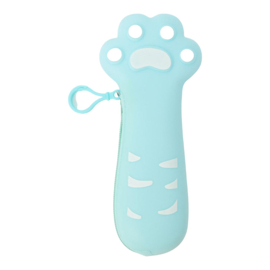 Estuche Patita De Gato Celeste 20*9cm