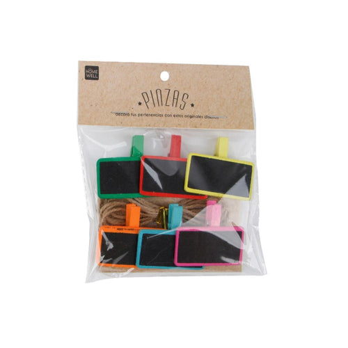 Clips Colores x6