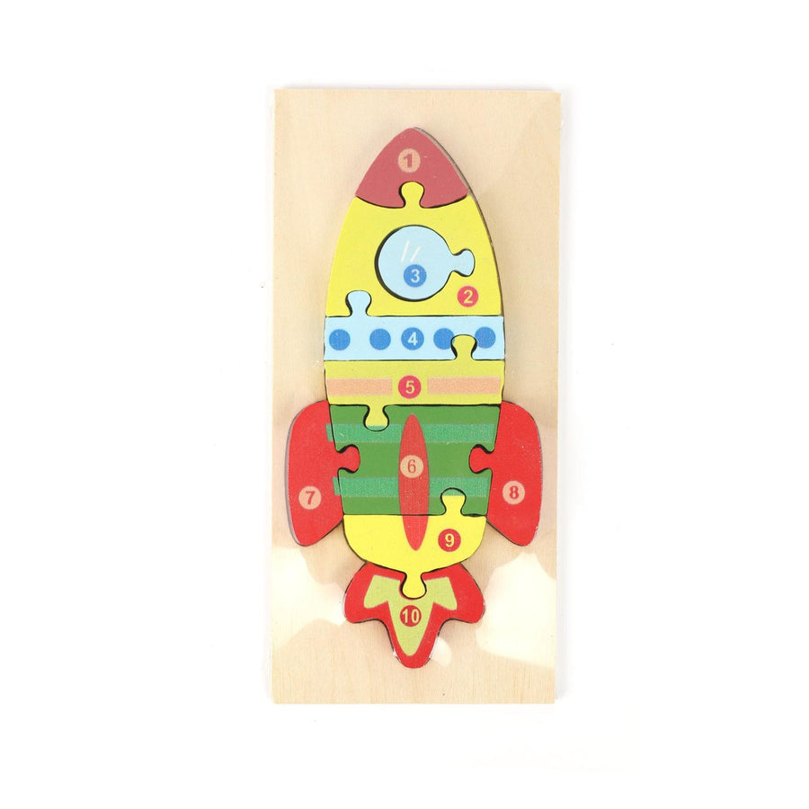 Puzzle Relieve Cohete 21*10Cm