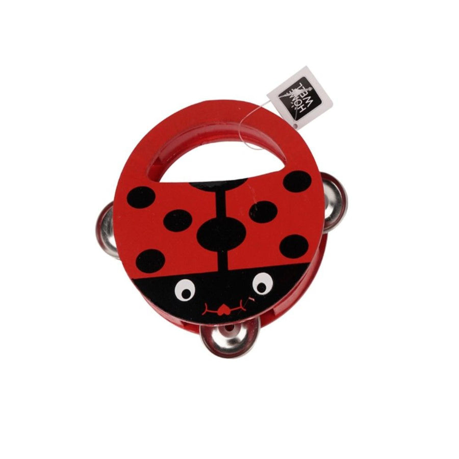 Pandero Madera Chinita Roja 11.5cm