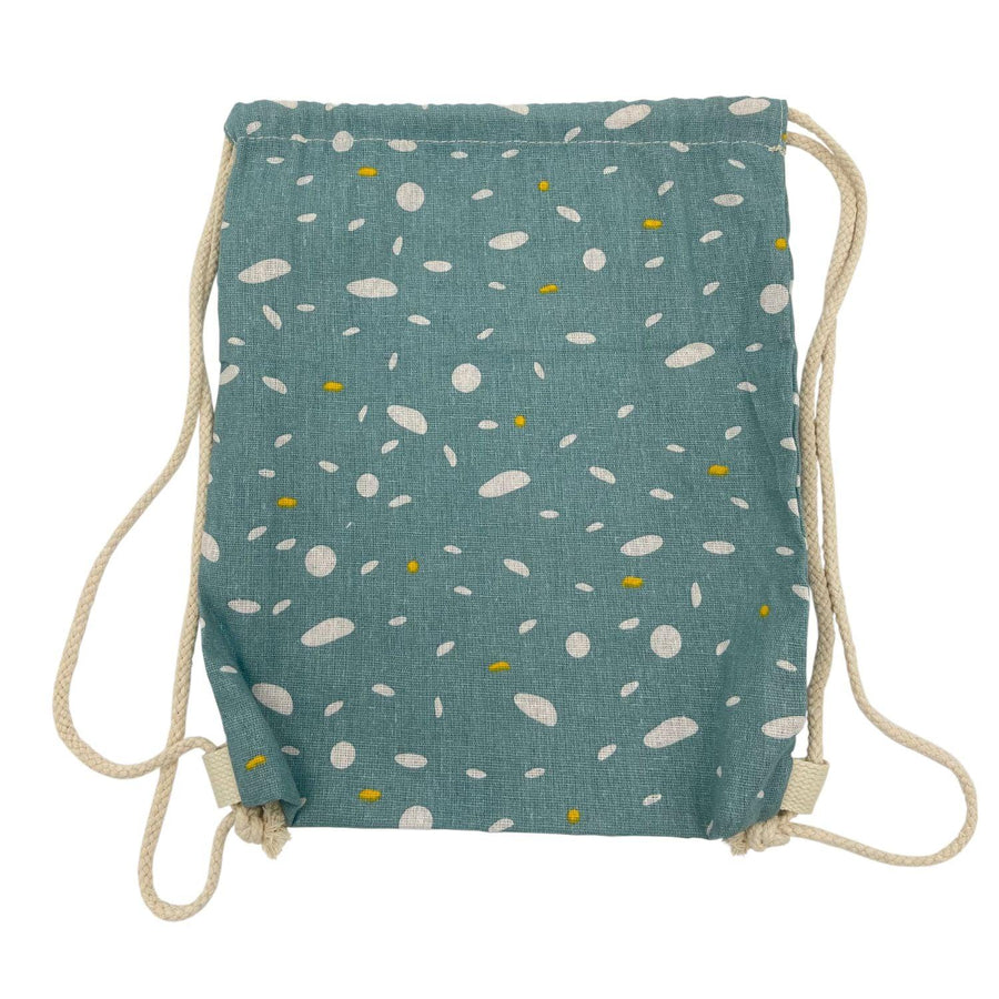 Mochila Tela Celeste 32x37.5cm