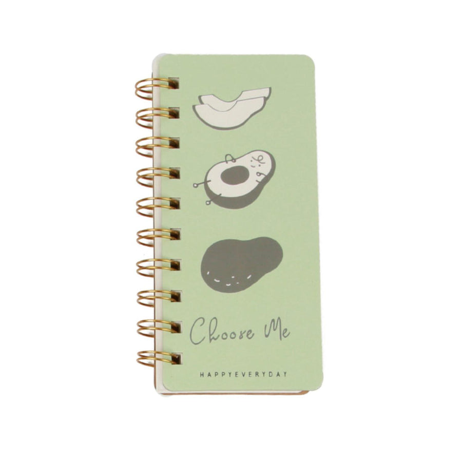 Libreta Diseño Paltas 14.2x7cm 80 Hojas