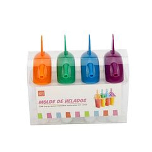 Set Moldes de Helado Paleta *4