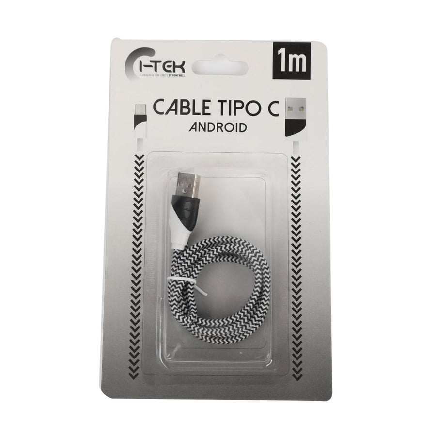 Cable Trenzado USB a Tipo C Android 1m