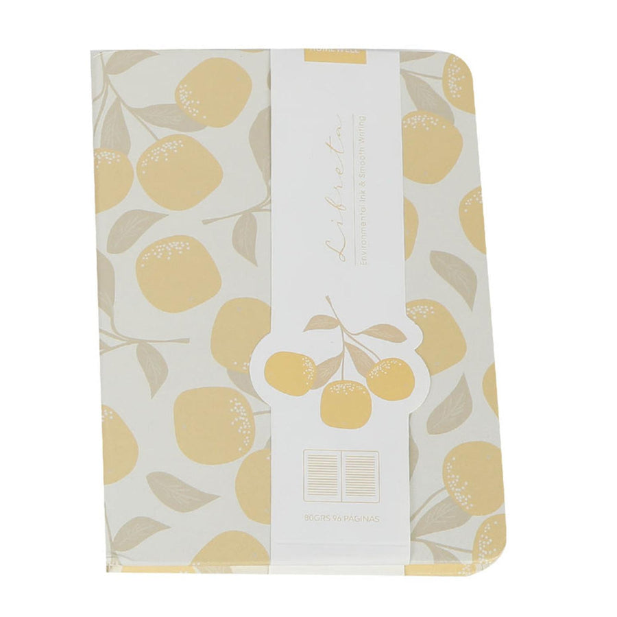 Libreta Tapa Dura Rayada Naranja 14.5x10.5cm (96 pag)