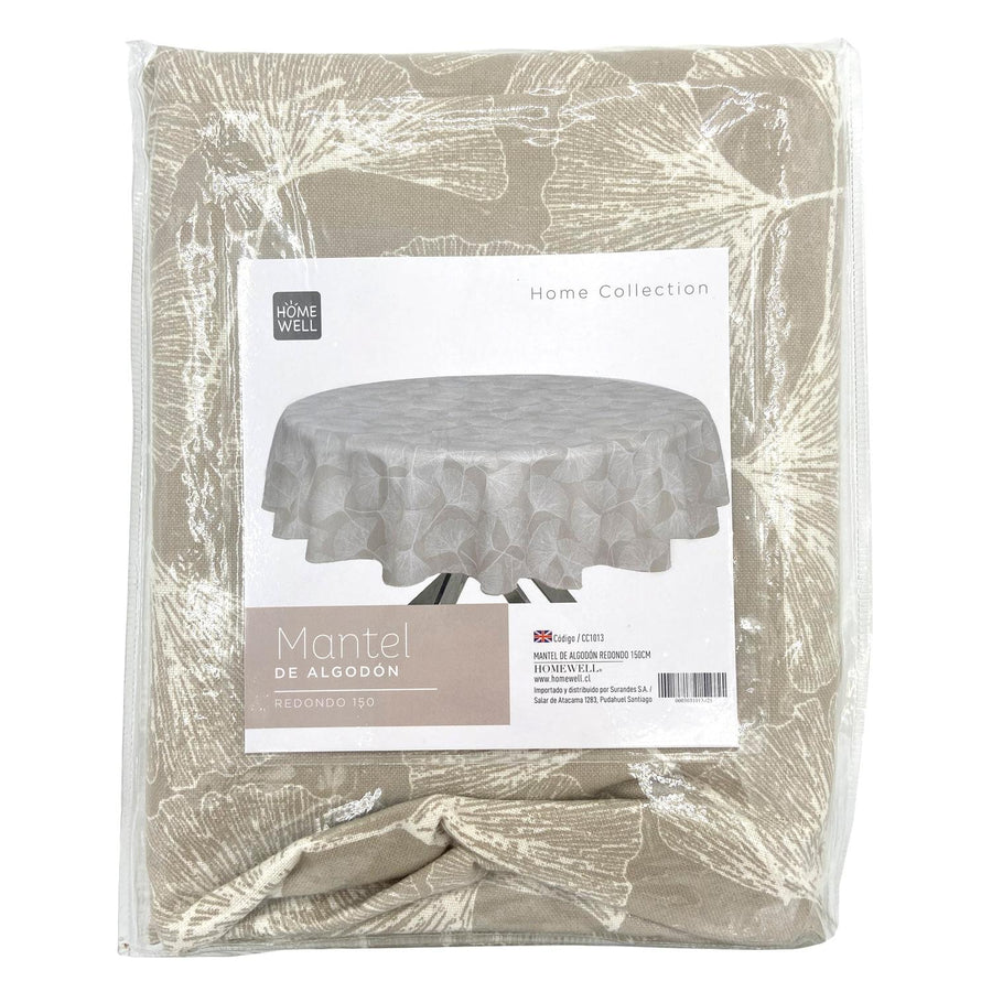 Mantel de Algodón Redondo 150cm