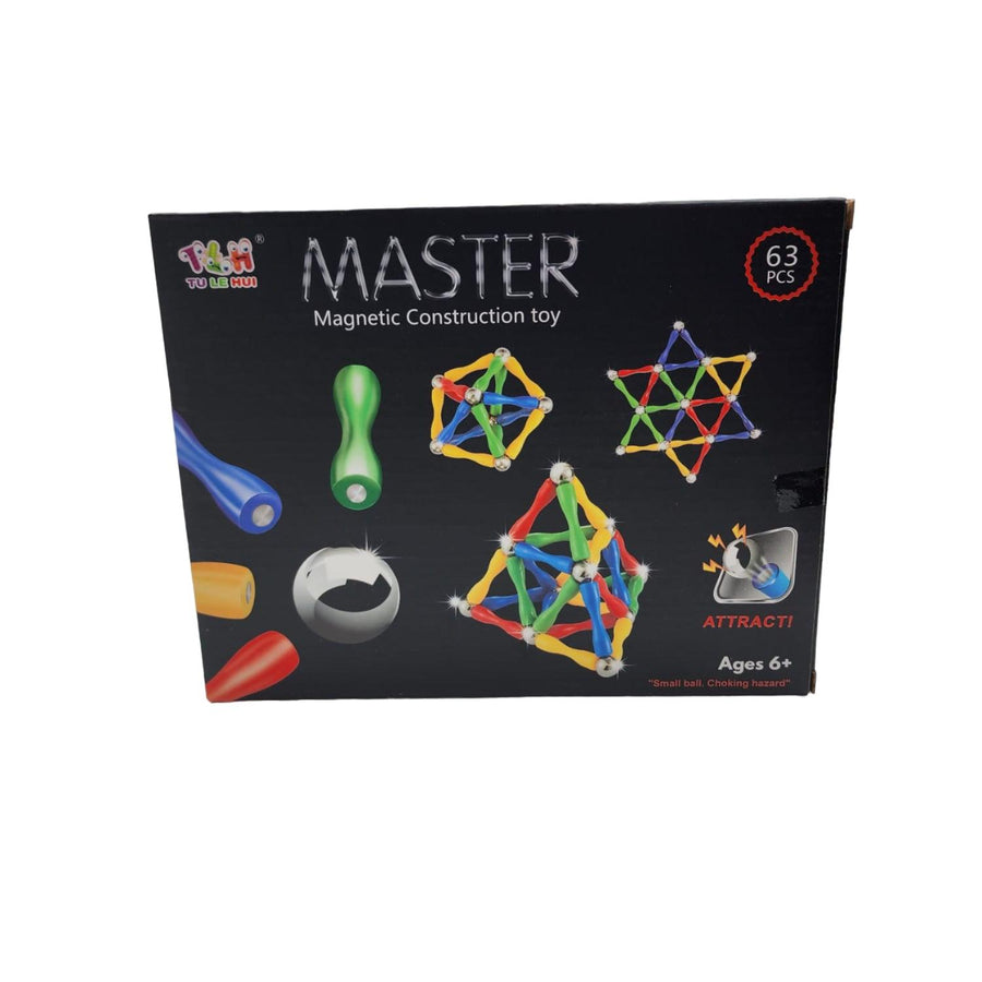 Juego Palitos Magnéticos 63Pcs