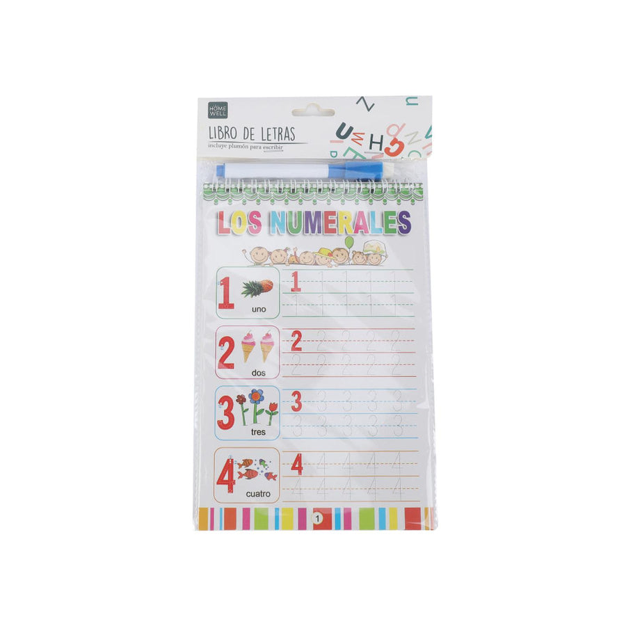 Libro Números Numerales con Plumón