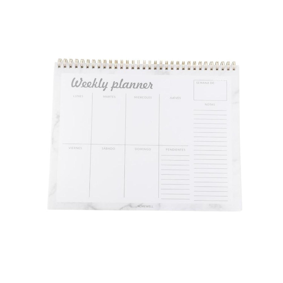 Planificador Semanal White