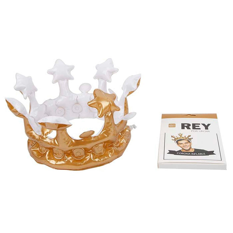 Corona Inflable Hombre Rey Celebración