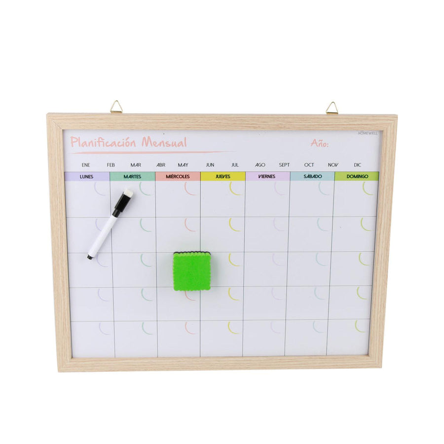 Calendario y Pizarra Diseño Color 39x49cm