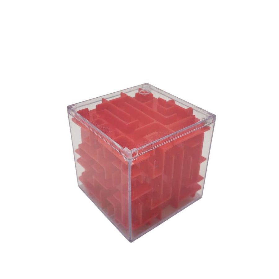 Llavero Cubo Laberinto Rojo 4.5Cm