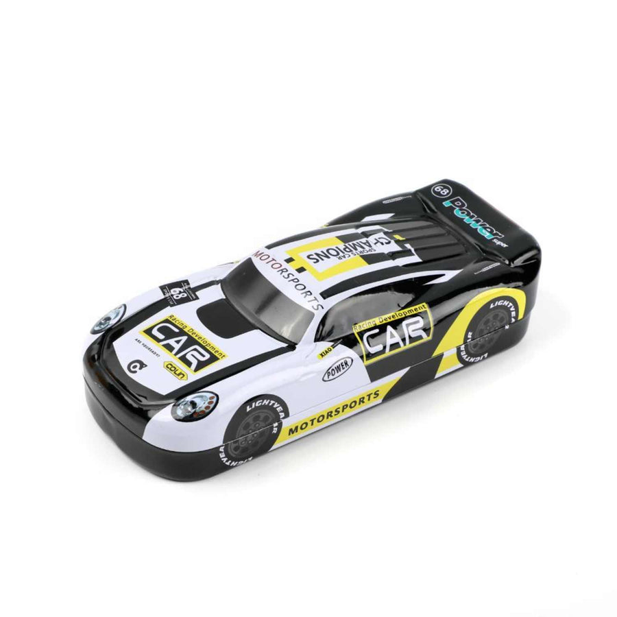 Estuche Metálico Auto 21x6x8.5cm Diseño Deportivo