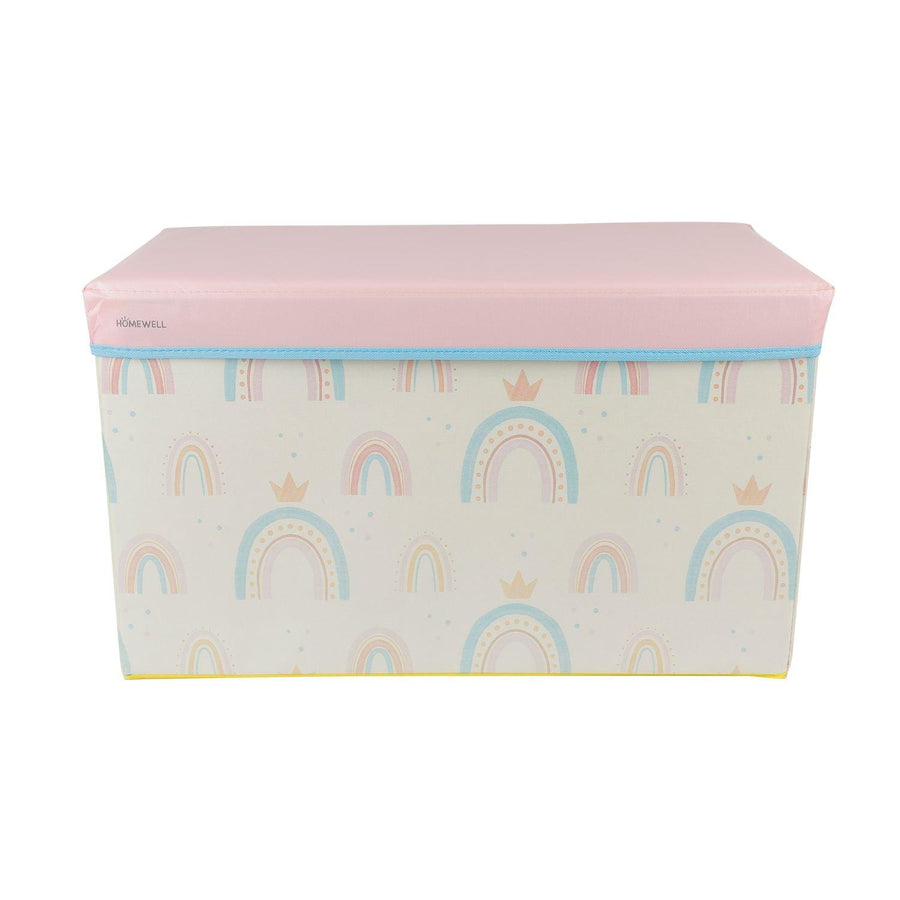 Caja Organizadora Armable Arcoíris Rosado 60x33x5cm