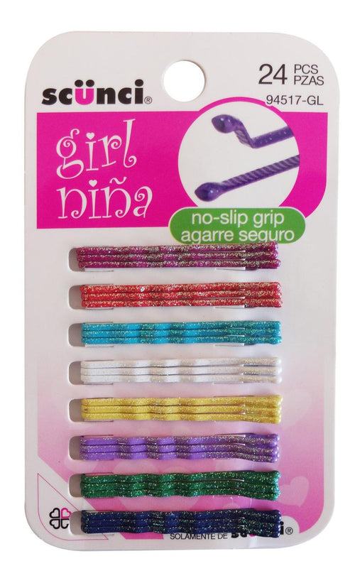 Horquilla colores con brillo *24, Scunci