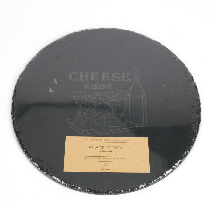 Tabla Piedra Pizarra Redonda