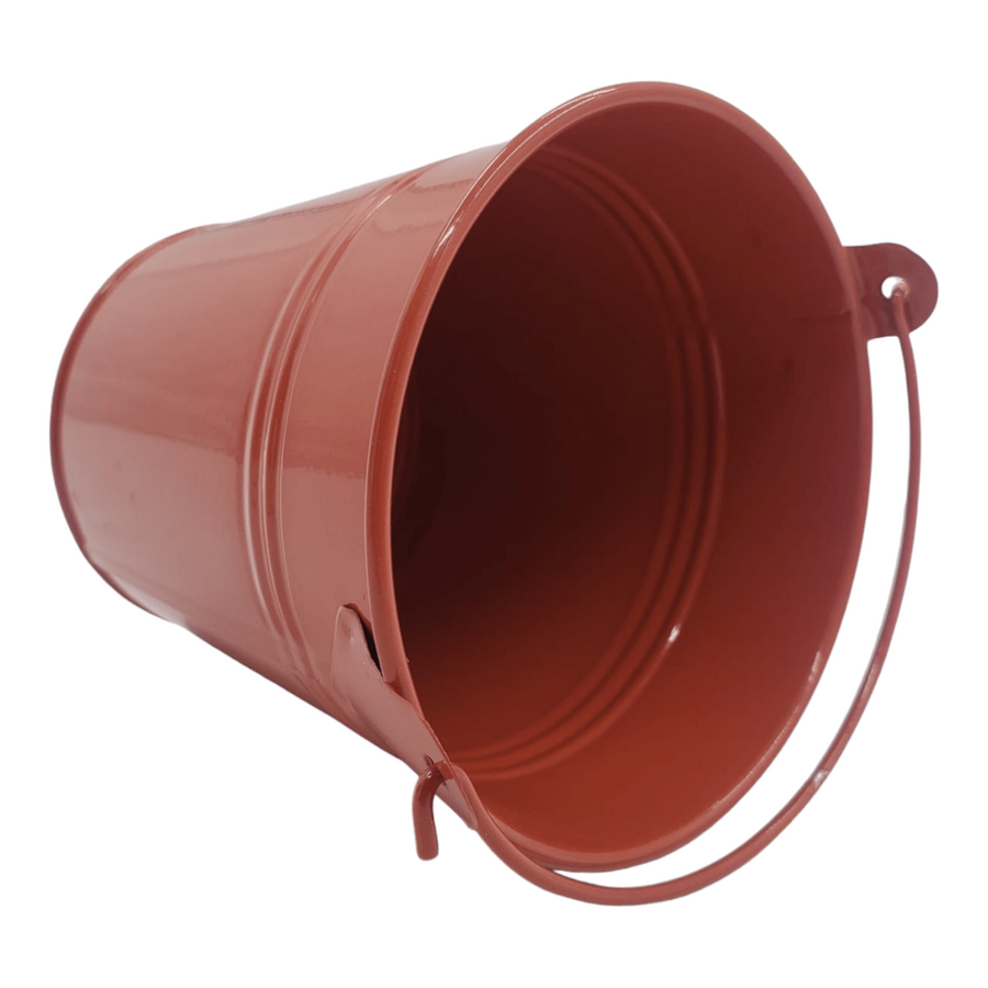 Balde de Metal Burdeo 10.5x10.5cm