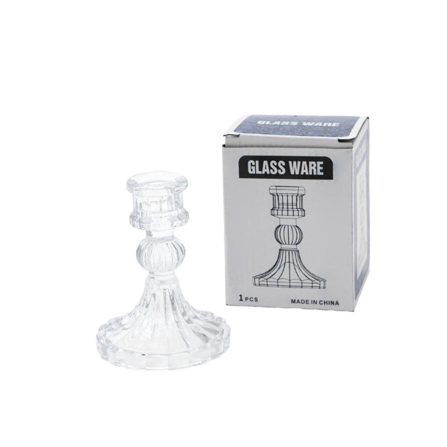 Porta vela vidrio 8*10.5cm