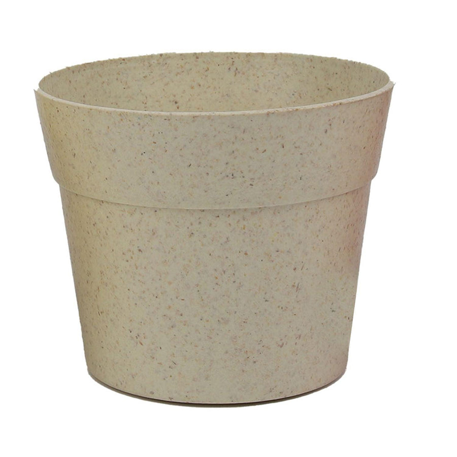 Macetero de Bambú Blanco 11x9cm