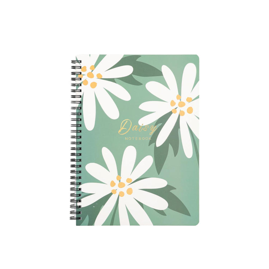 Libreta Diseño Flores Verde 25*18 80 Hojas