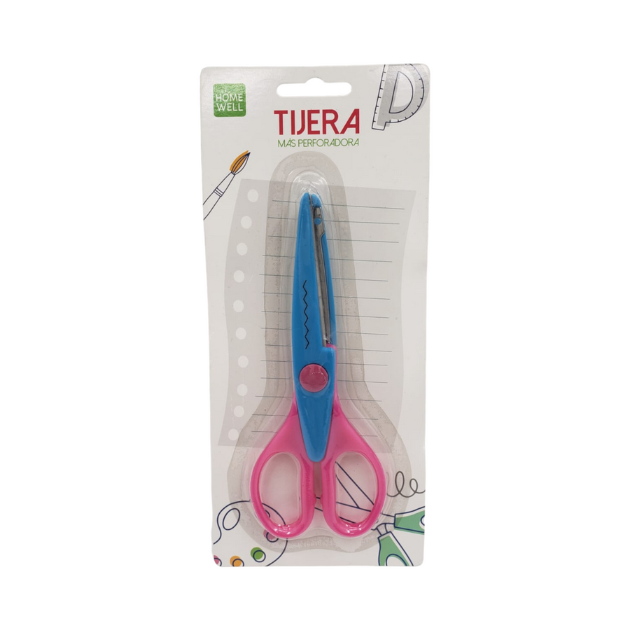 Tijeras con Foma Azul