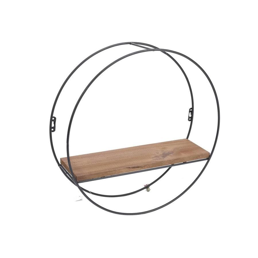 Repisa Redonda Madera para Pared 40x40x12cm