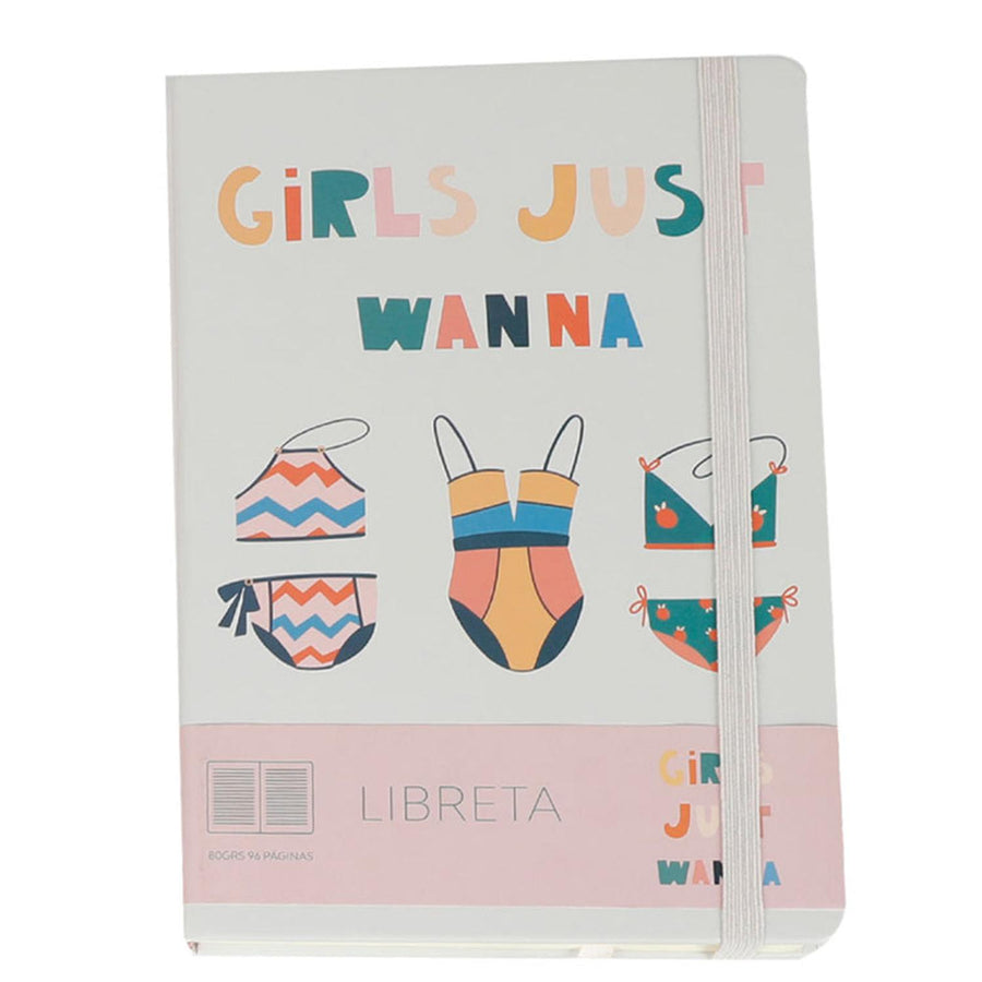 Libreta Tapa Dura & CARACTER(34) & Girls Just Wanna& CARACTER(34) & 21x14.5cm (96 pag)