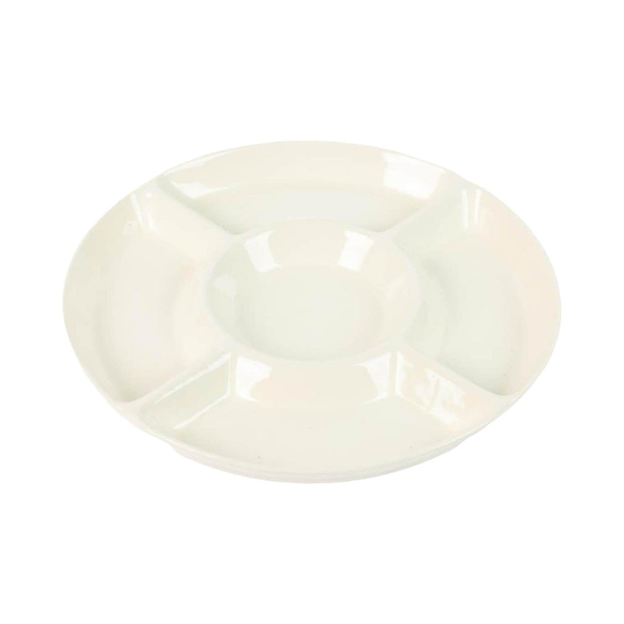 Plato Cocktail Blanco 25.5x2.5cm
