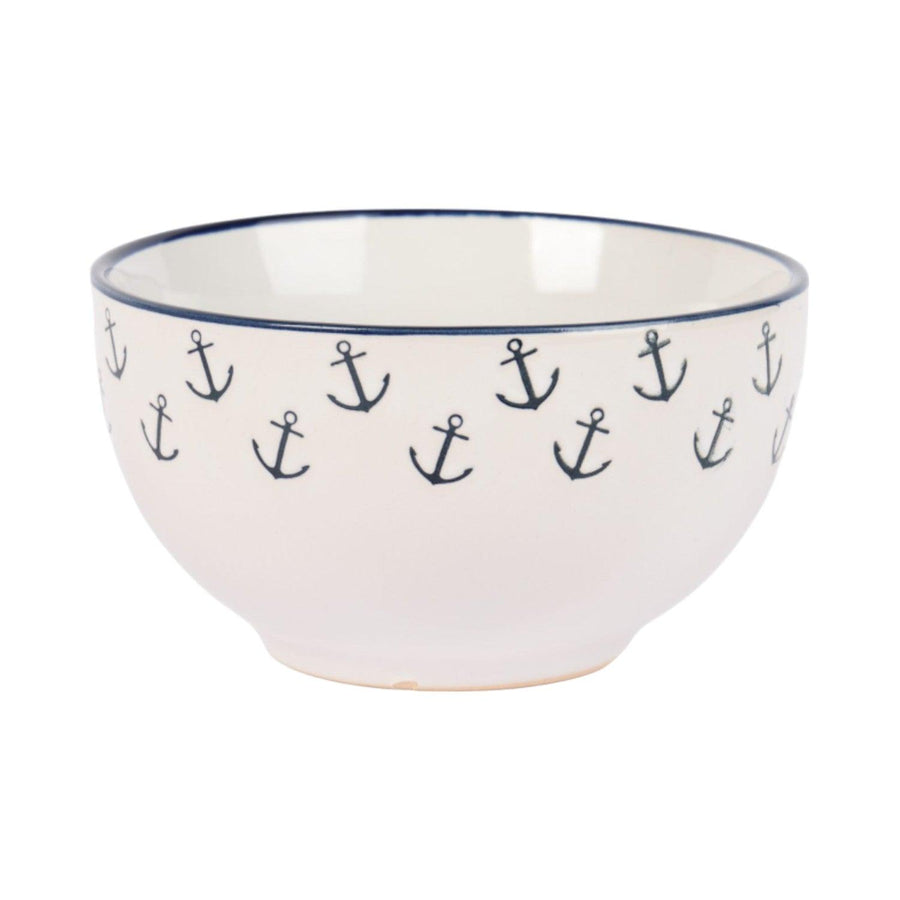 Bowl Loza Diseño de Ancla 13x7cm