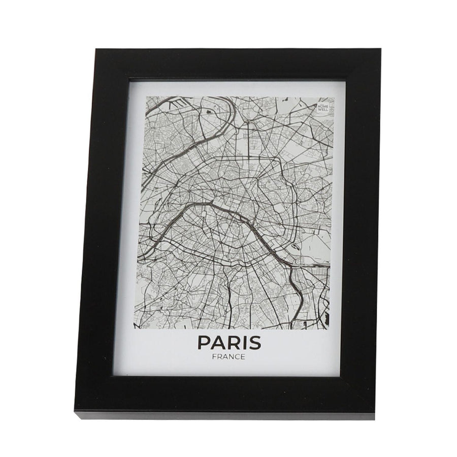 Marco Mapa de Paris Francia 20.4x15.4x2cm