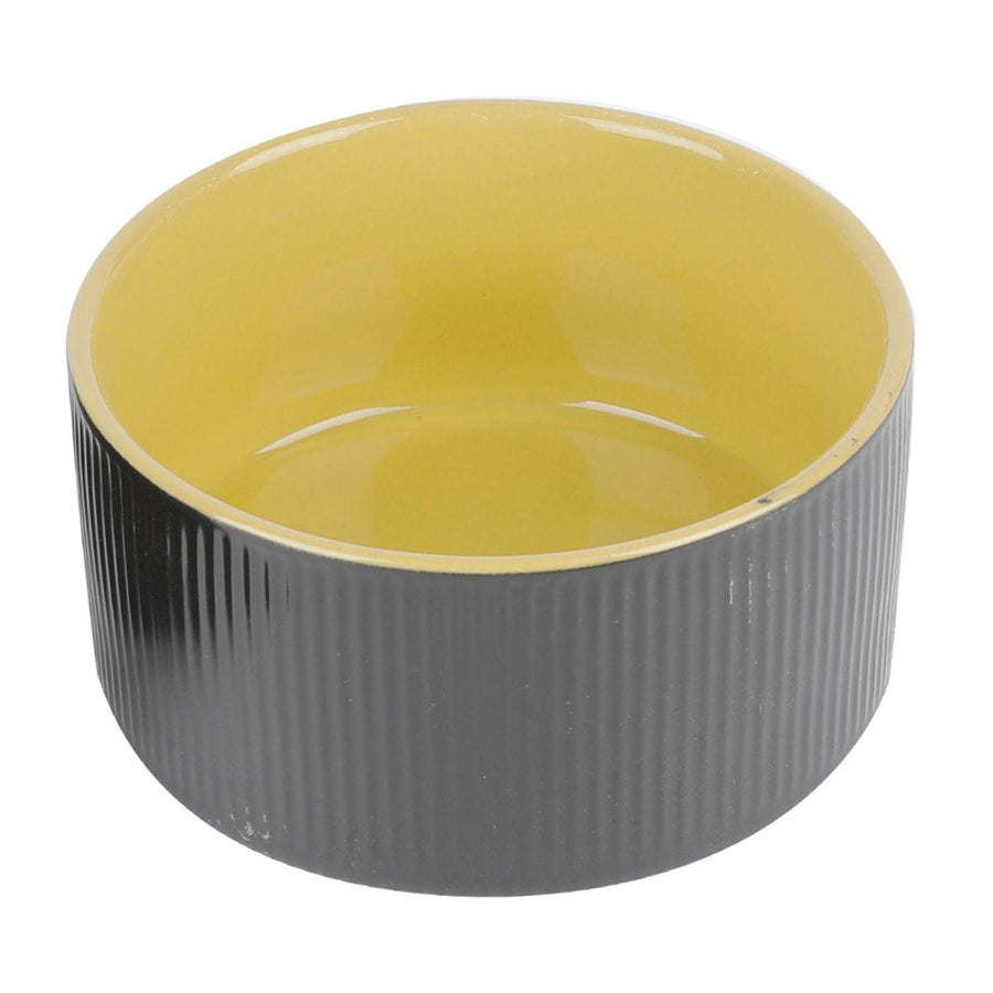 Bowl Pocillo Loza Fondo Amarillo 11.5x6cm