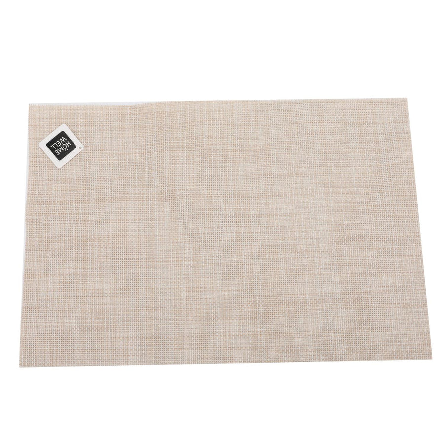 Individual Tejido de Plástico Beige 30x45cm