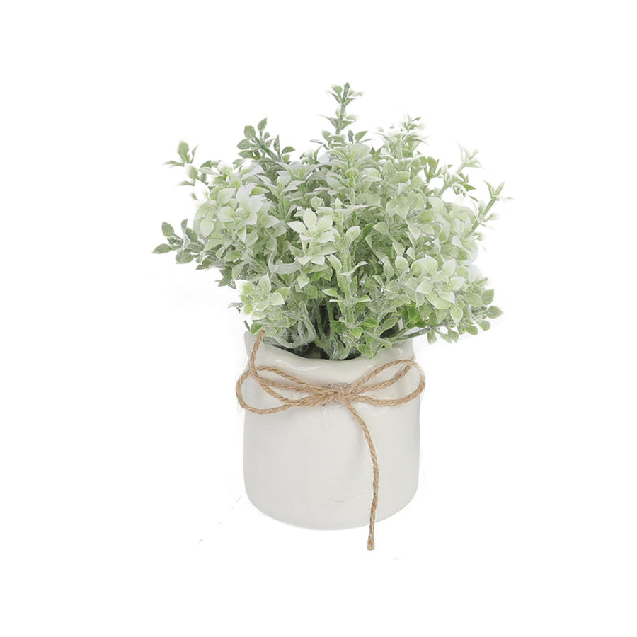 Arreglo Planta Decorativa Artificial Flores Verdes