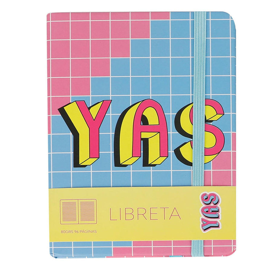 Libreta Tapa Dura Rayada YAS 14.5x10.5cm (96 pag)