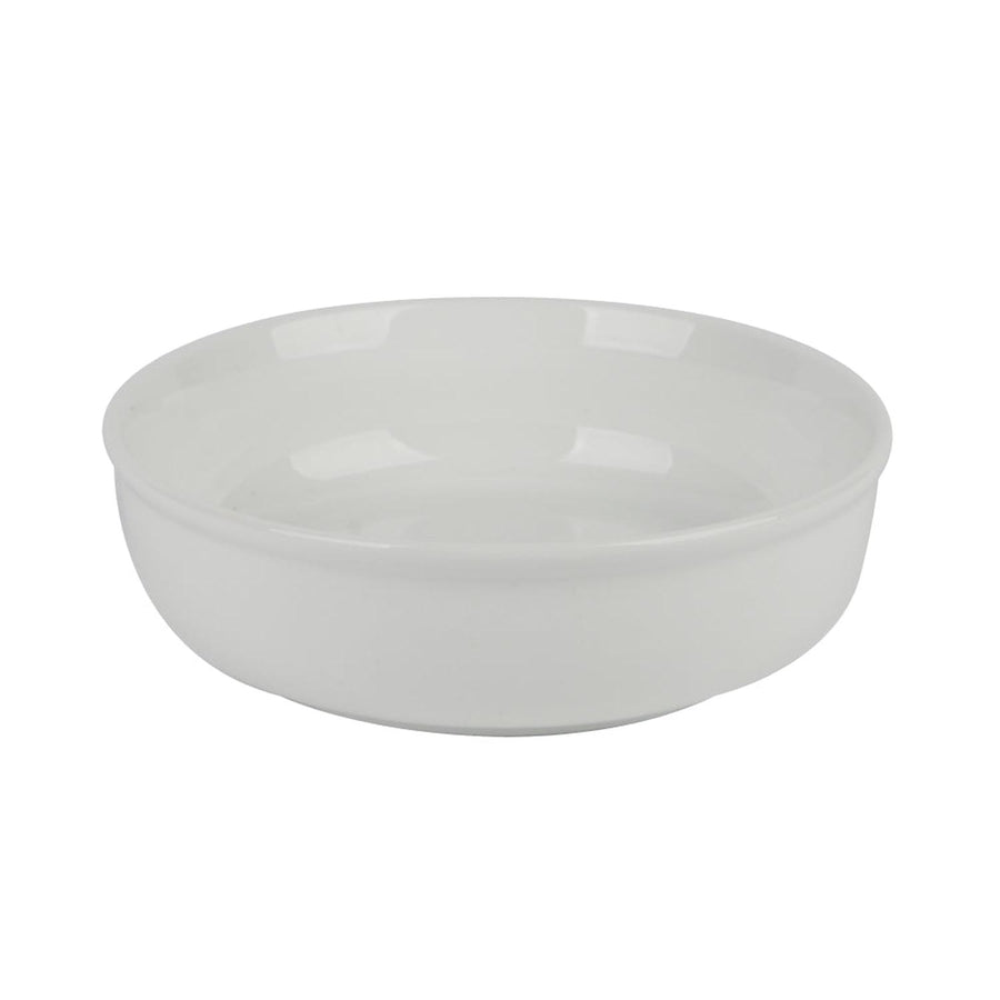 Bowl Redondo de Loza Blanco 19x7cm