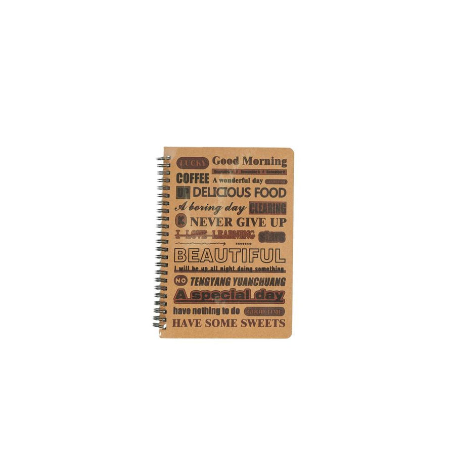 Cuaderno Vintage Frases Motivacionales Kraft