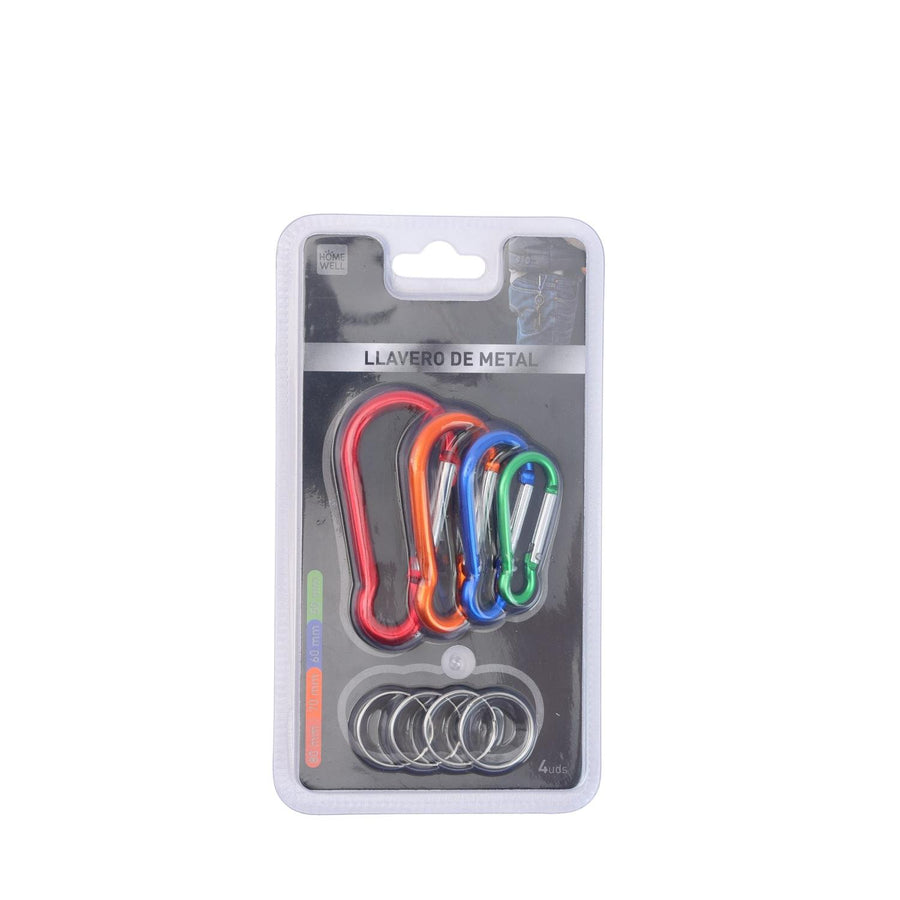 Llavero gancho metal 4pcs