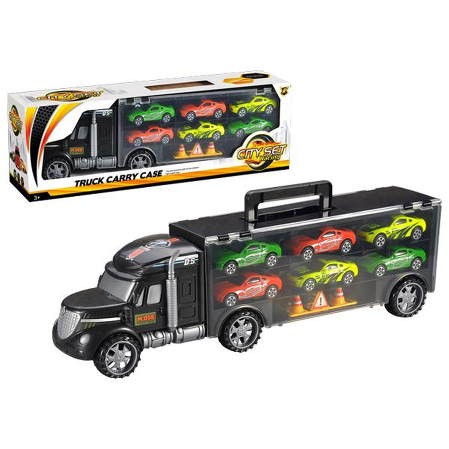 Camión Remolque Para Autos Con 6 Autos