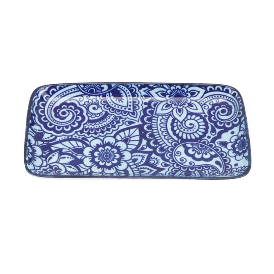 Plato Loza Rectangular 20.5x11x2Cm