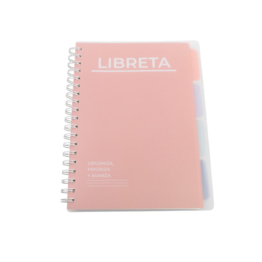 Libreta Pastel con Separadores