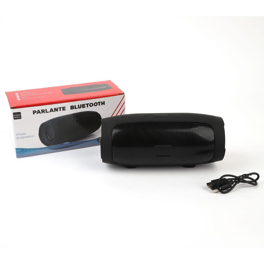 Parlante Bluetooth Negro 16.5x7cm