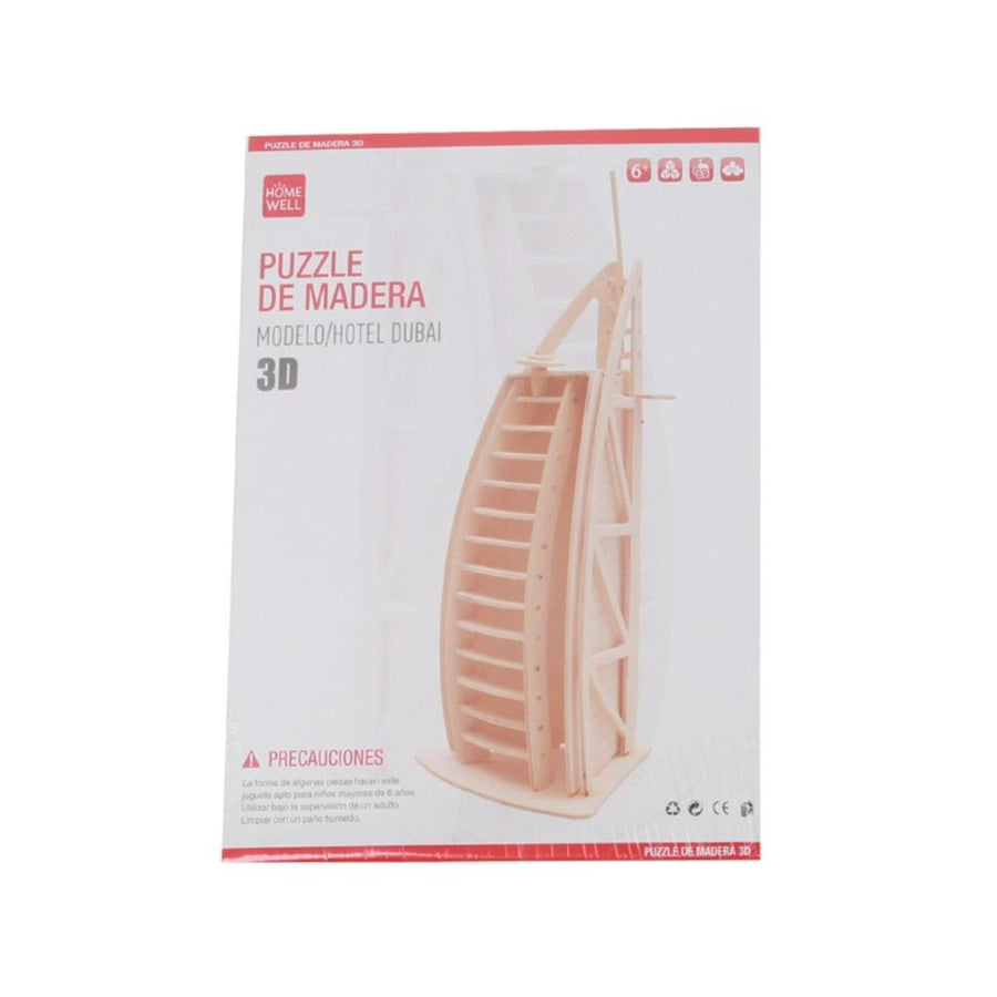 Puzzle 3D de Madera Hotel Dubai 23x31cm