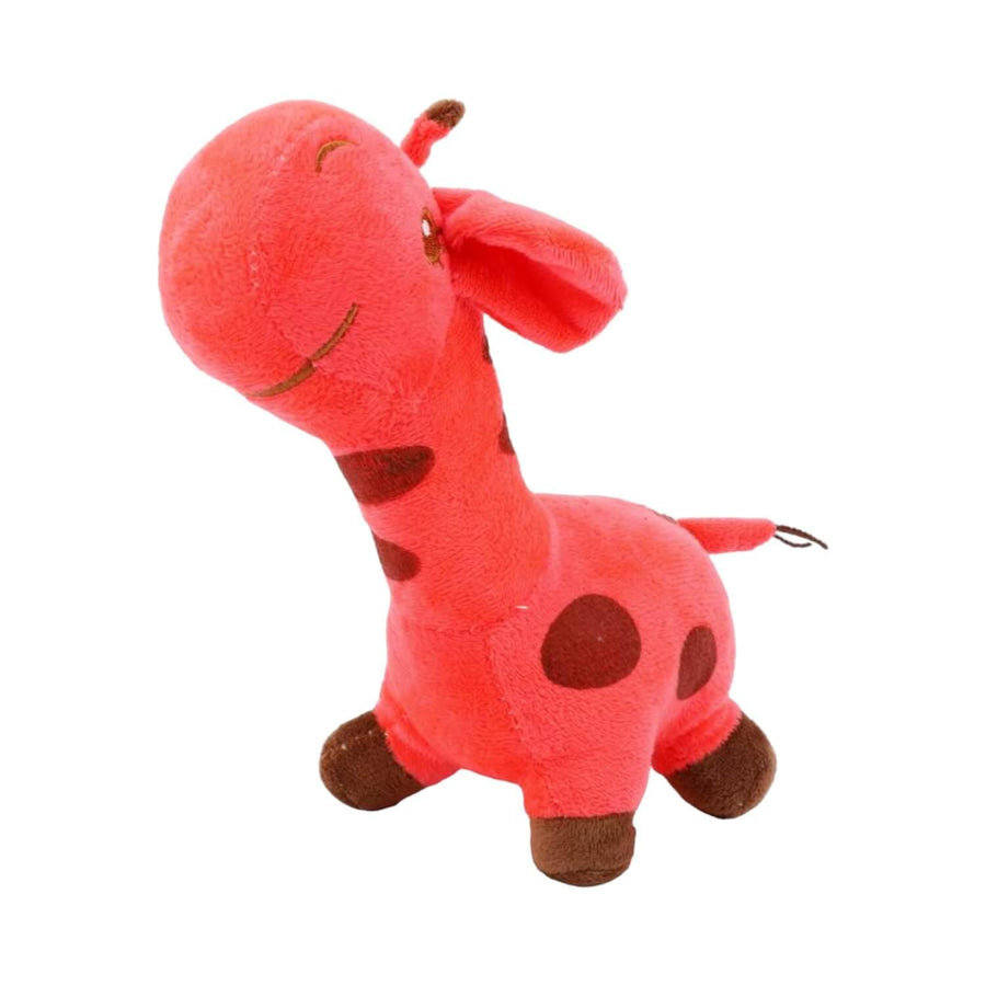 Jirafa de Peluche Rosada 12x25cm