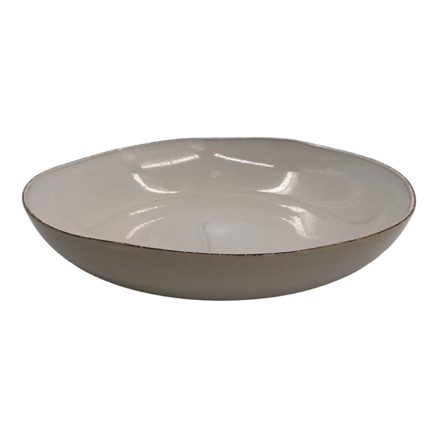 Bowl Redondo Diseño Beige 32.5*6.8cm