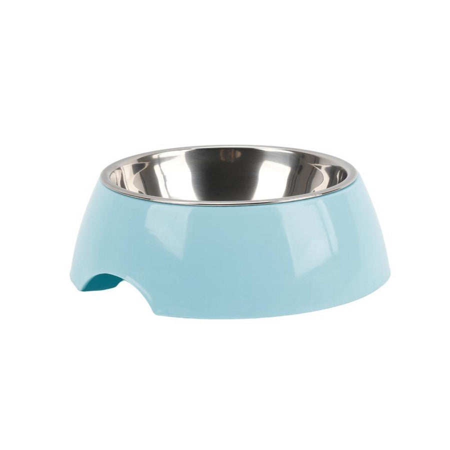 Plato Mascota Medium Azul