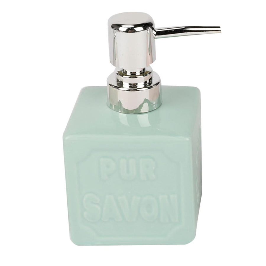 Dispensador Jabon Baño Ceramica Turquesa 300ml