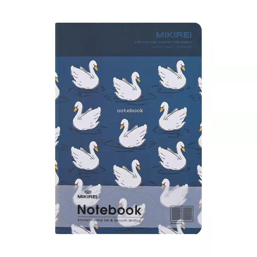 Libreta Tapa Dura Cisne Azul 14.5x10.5cm 96pag