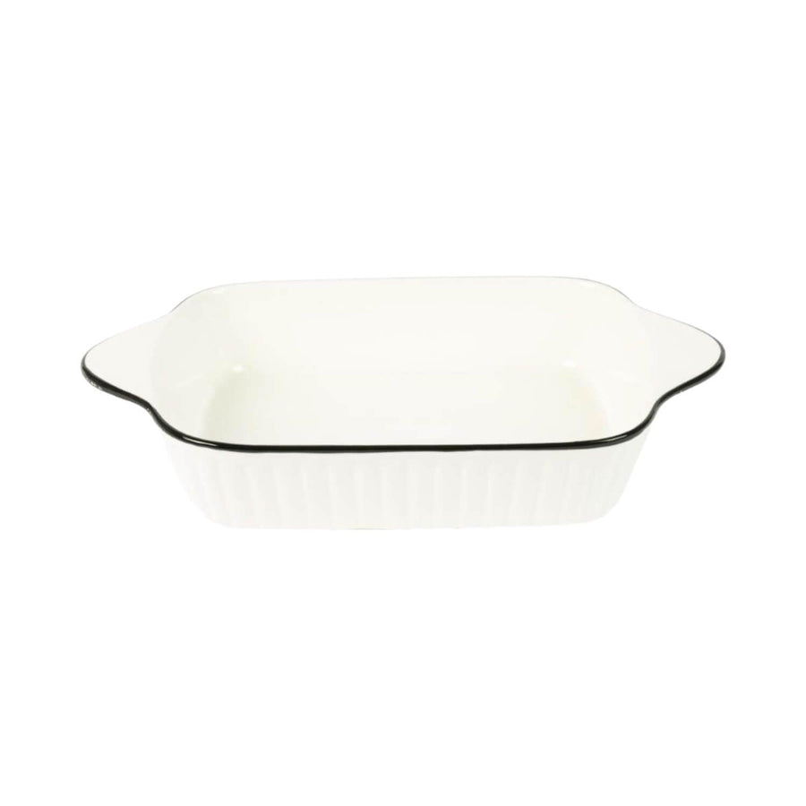 Fuente para Horno Color Blanco 27x15x5cm