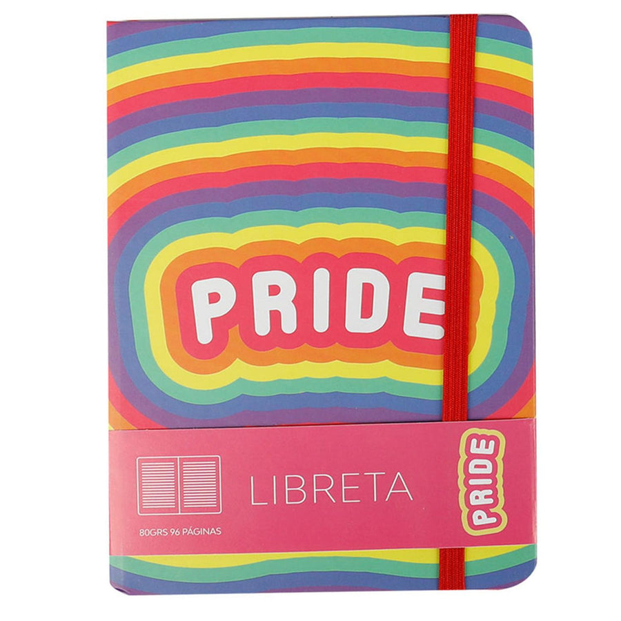 Libreta Tapa Dura Rayada Pride 14.5x10.5cm (96 pag)